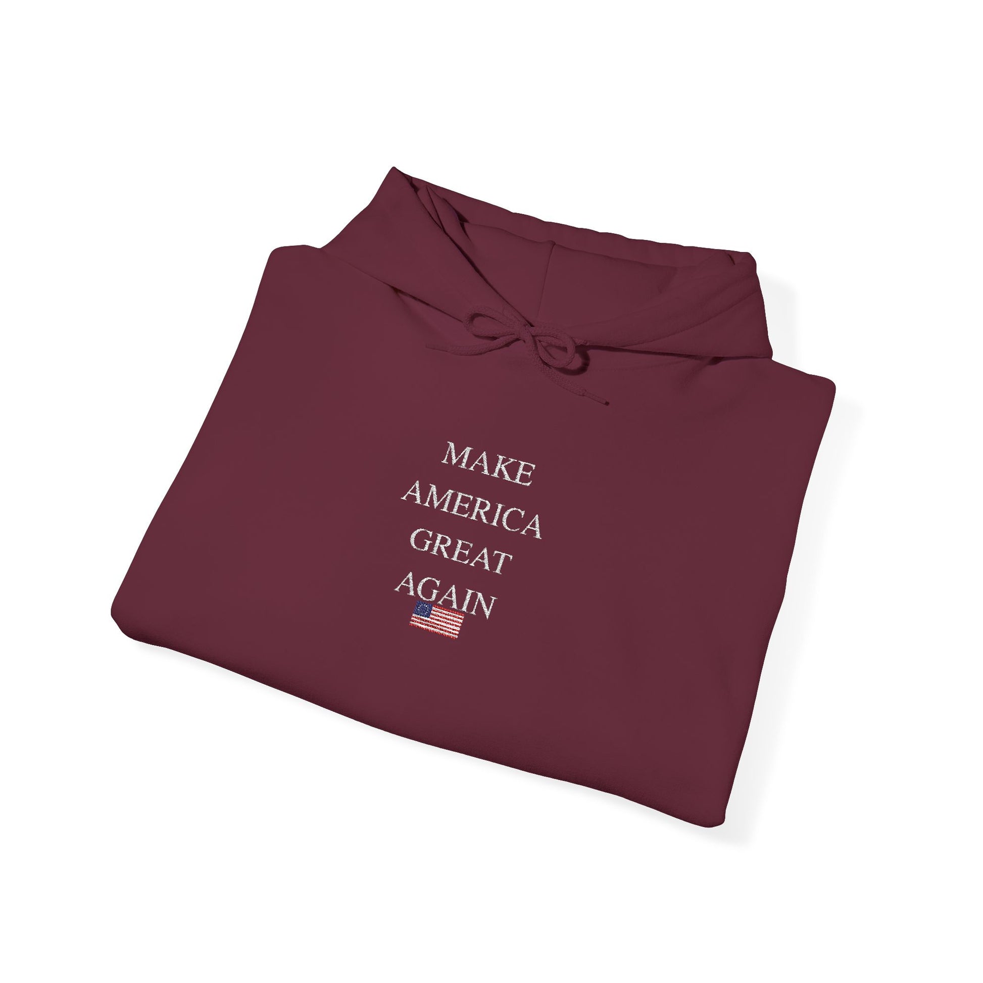 MAGA Hoodie — Bold Political Slogan Pullover