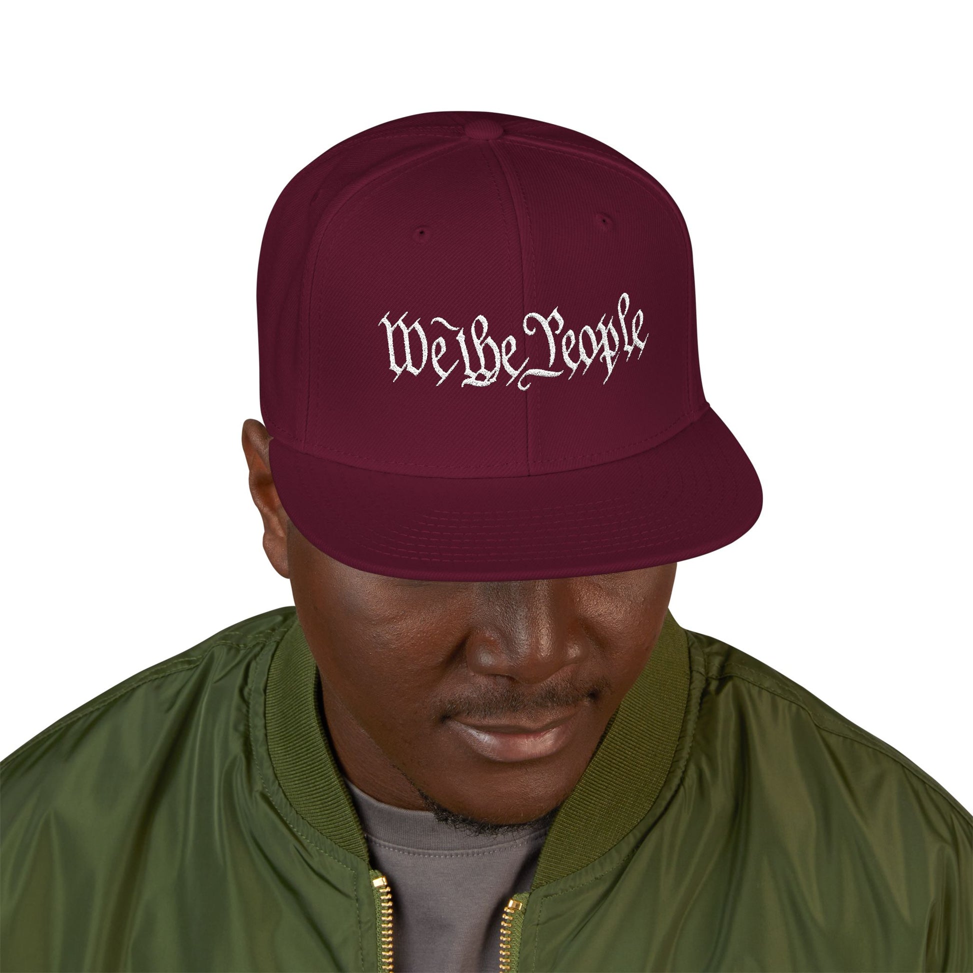 Patriotic "We The People 1776" Snapback Hat