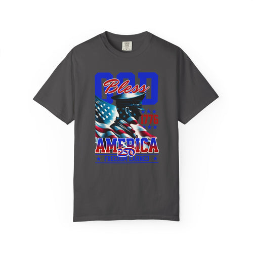 Bless God America 1776 Patriotic T-Shirt — Freedom Earned Graphic Tee
